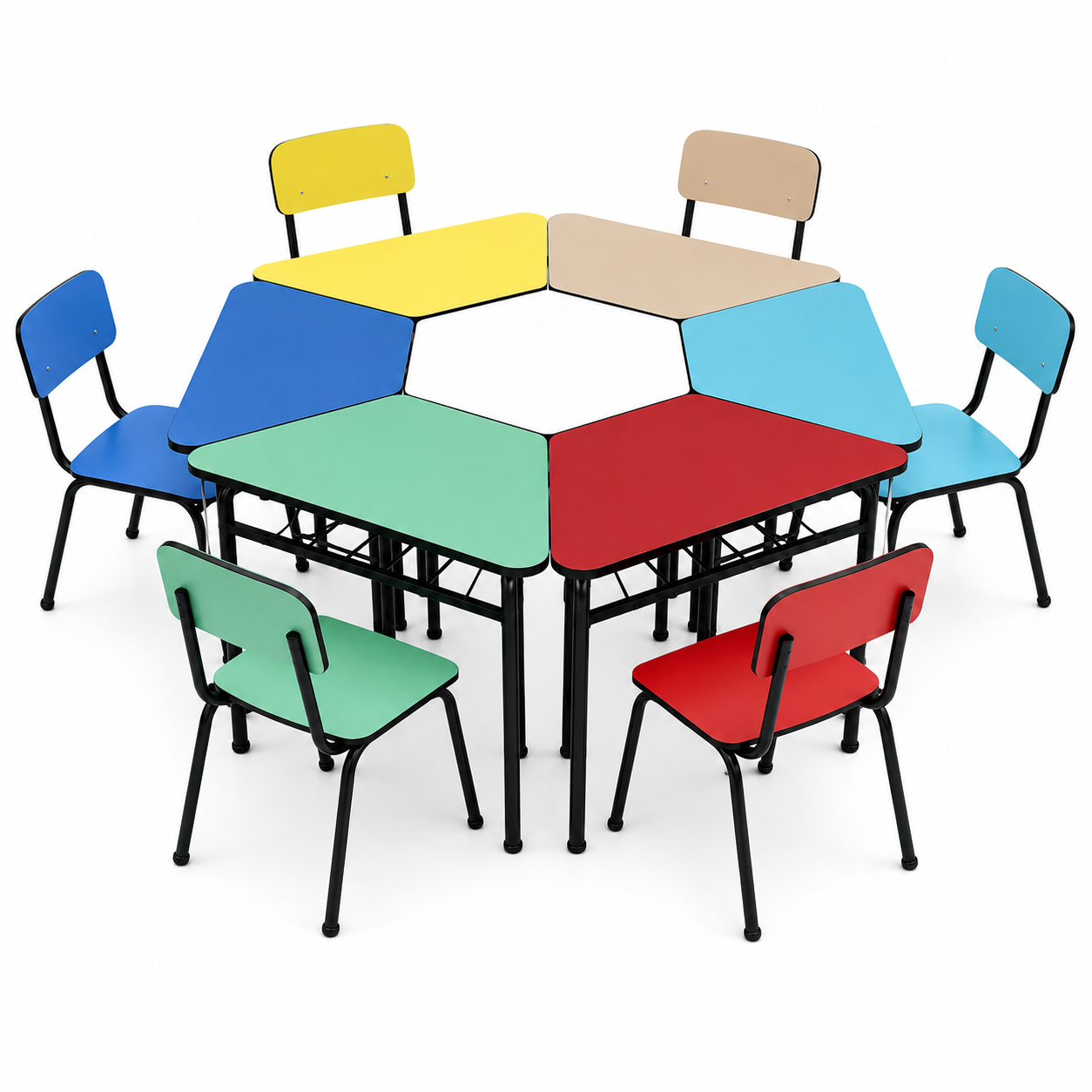 CONJUNTO_TRAPEIZODAL_INFANTIL_NITEROFLEX OK OK Conjunto Escolar Infantil Trapezoidal Niteroflex