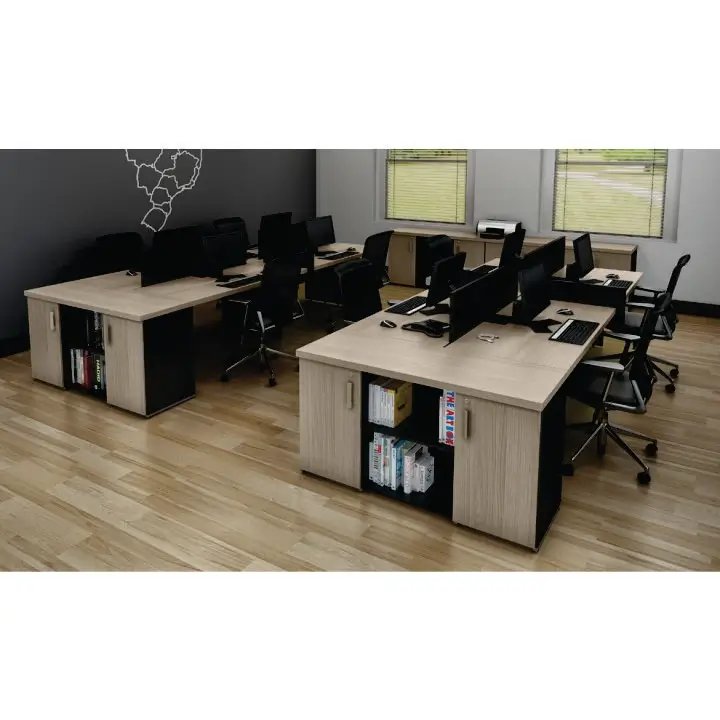 Armário baixo credence Niteroflex com vão no meio Armário Baixo Com 2 Portas e Um Vão no Meio, Prima 25 Mm - Imagem 2