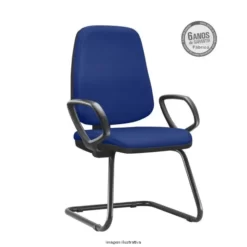 Cadeira Fixa Job Diretor Com Bracos Azul 1 247x247 - Cadeira Job Diretor fixa com braços