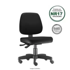 Cadeira Job executiva giratoria sem bracos 1 247x247 - Cadeira Job Executiva Giratória Ergonômica Certificada