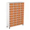 locker porta objetos de aco com 40 portas Niteroflex 100x100 - Locker Correspondências 40 Vãos, Montável