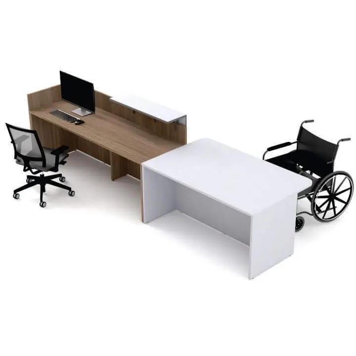 Balcao-de-Atendimento-Module-Niteroflex-4 Balcão Acessível para Recepção Modular, Linha Module