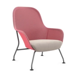 Poltrona Vermelho Coral Linha Raya 247x247 - Home