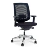 Cadeira Presidente Giratória com Apoio de Cabeça C3 - Base Aço Cadeira Presidente Giratoria C3 Base Aluminio 100x100 - Cadeira Presidente Giratória com Apoio de Cabeça C3 - Base Aço