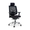 Cadeira Presidente Giratória com Apoio de Cabeça C3 - Base Nylon Cadeira Presidente Giratoria com Apoio de Cabeca C3 Base Aluminio 100x100 - Cadeira Presidente Giratória com Apoio de Cabeça C3 - Base Nylon