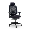 Cadeira Presidente Giratória com Apoio de Cabeça C3 - Base Aço Cadeira Presidente Giratoria com Apoio de Cabeca C3 Base Nylon 100x100 - Cadeira Presidente Giratória com Apoio de Cabeça C3 - Base Aço