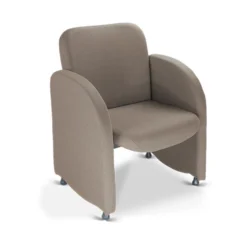 Sofá Espera 1 Lugar Linha Box - Ponteiras Copolímero