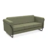 Sofa Espera 3 Lugares Linha Box Estrutura Tubular Aco 100x100 - Sofá Espera 1 Lugar Linha Box  - Base Alumínio