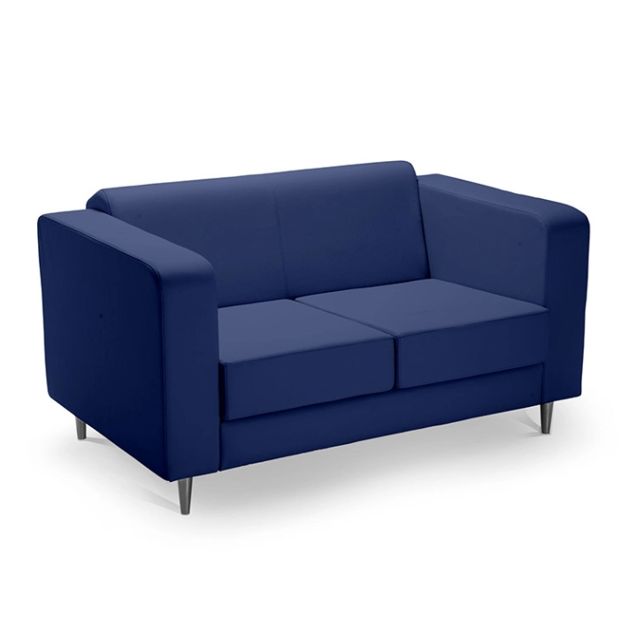 Sofa Espera Box 2 Lugares &ndash; Base Aluminio - Sof&aacute; Espera Box 2 Lugares &ndash; Base Alum&iacute;nio