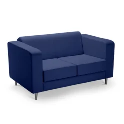 Sofá Espera Box 2 Lugares – Base Alumínio